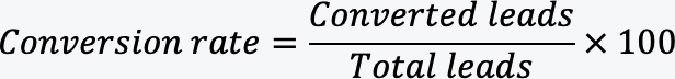Average sales cycle length